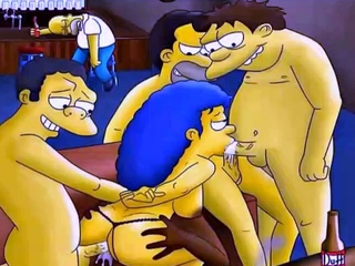 Famous toons double penetration orgy
