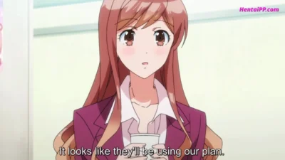 Teen Brunette Sucks a Big Cock: «Can You Feel The Size XL Filling You Tight? – Hentai